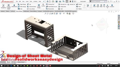 how to design sheet metal parts in solidworks|solidworks sheet metal template.